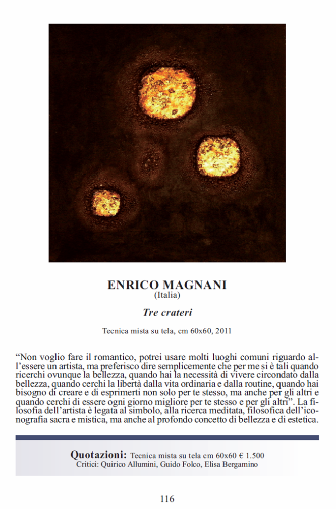 internazionale italia arte 2011 enrico magnani